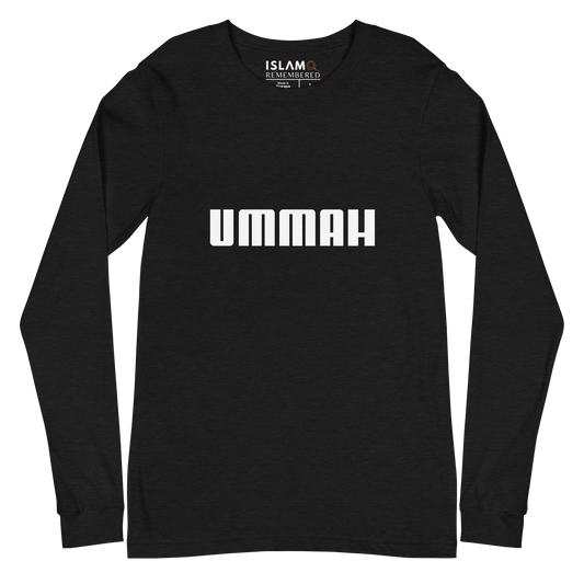 ADULT Long Sleeve Shirt - UMMAH - White