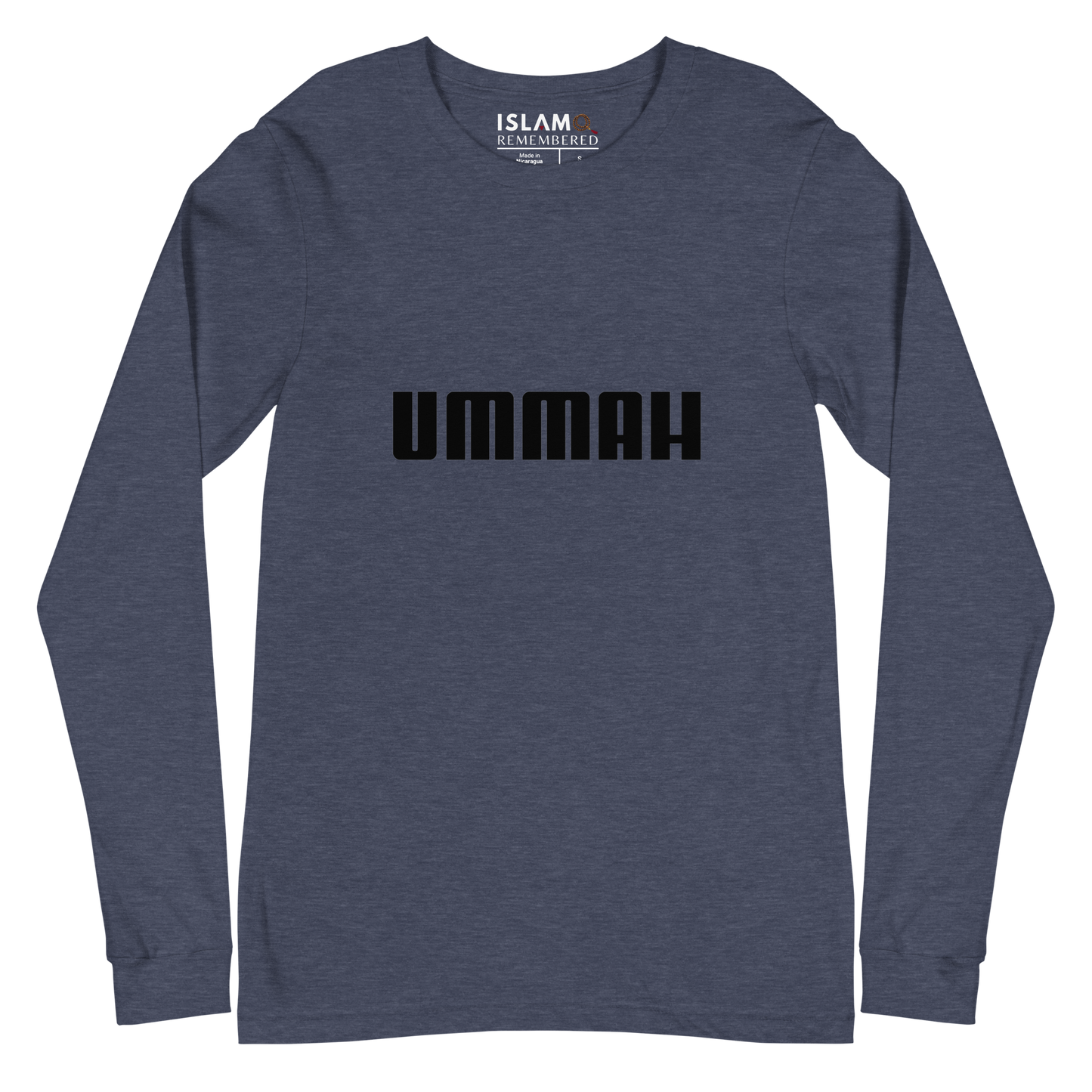 ADULT Long Sleeve Shirt - UMMAH - Black