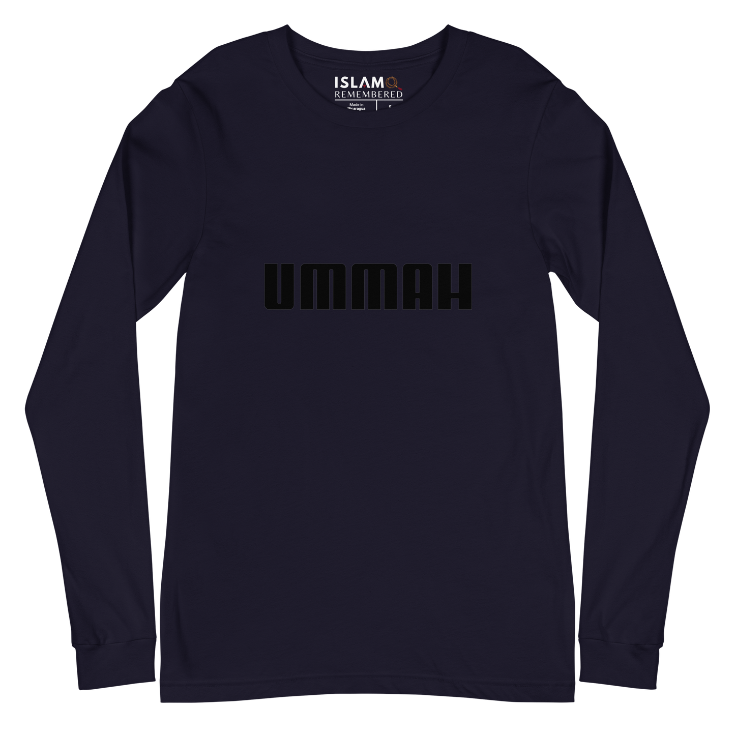 ADULT Long Sleeve Shirt - UMMAH - Black