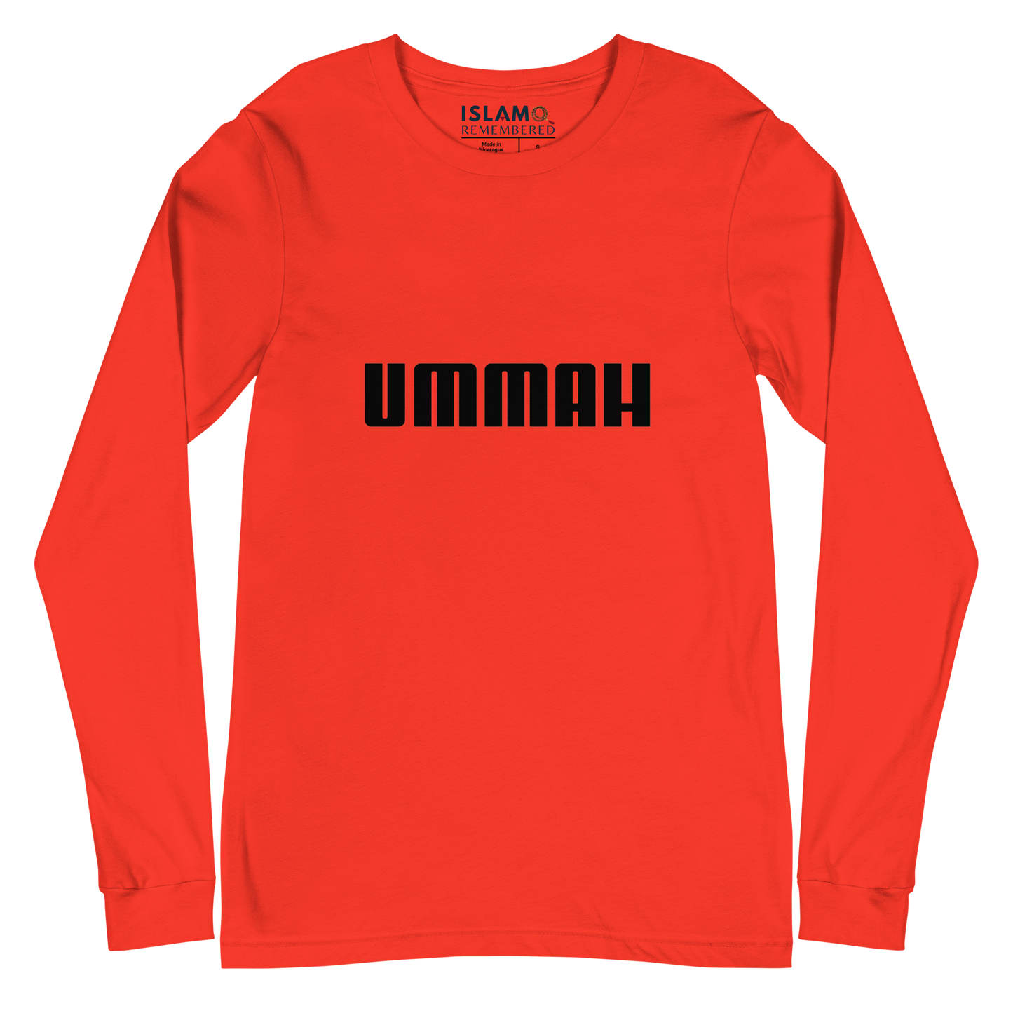 ADULT Long Sleeve Shirt - UMMAH - Black