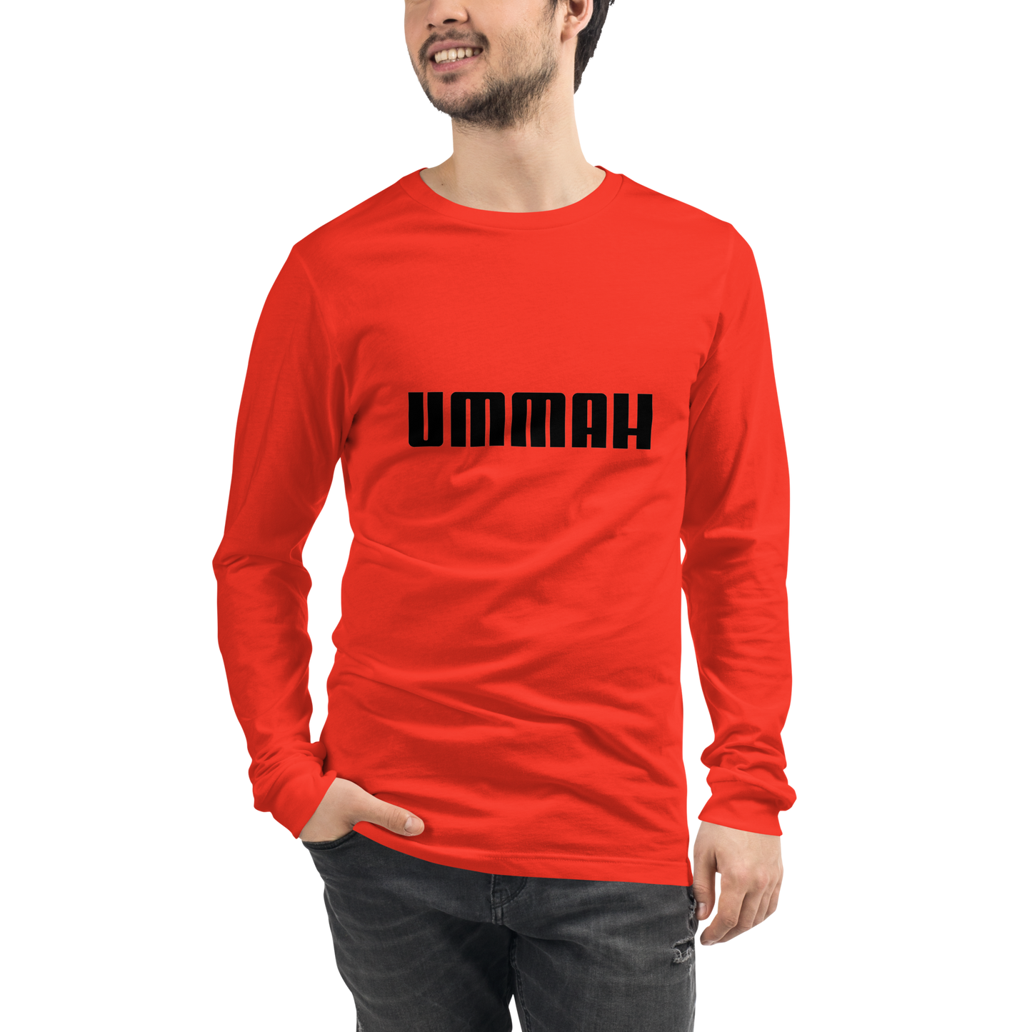 ADULT Long Sleeve Shirt - UMMAH - Black