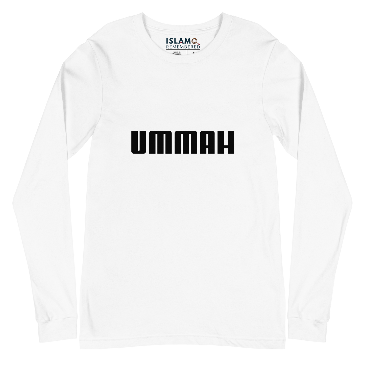 ADULT Long Sleeve Shirt - UMMAH - Black