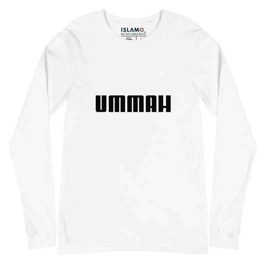 ADULT Long Sleeve Shirt - UMMAH - Black