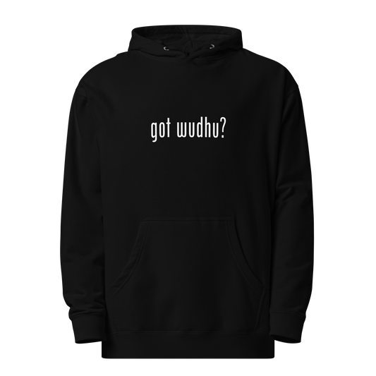 HOODIE Midweight (Adult) - GOT WUDHU - White