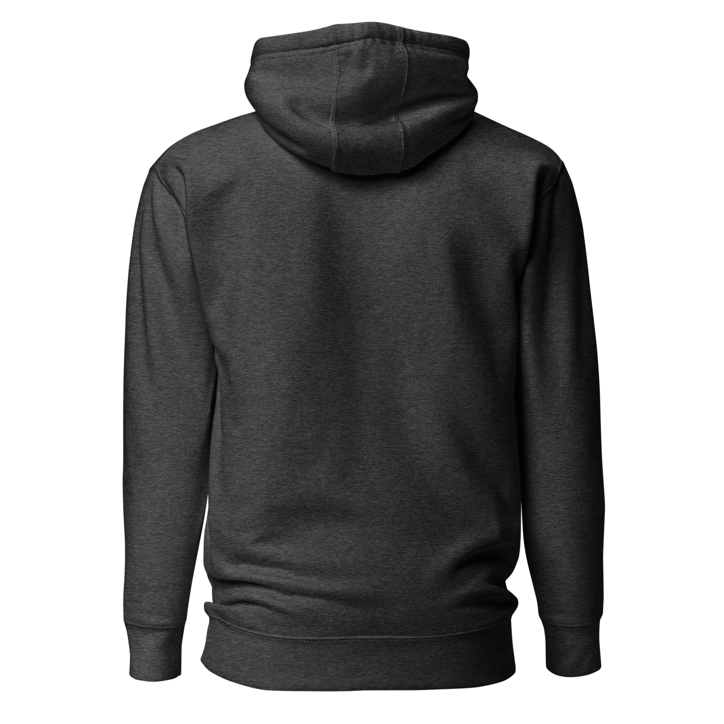 HOODIE Premium (Adult) - TAKBEERLAND FULL LOGO (Centered/Large) - Black