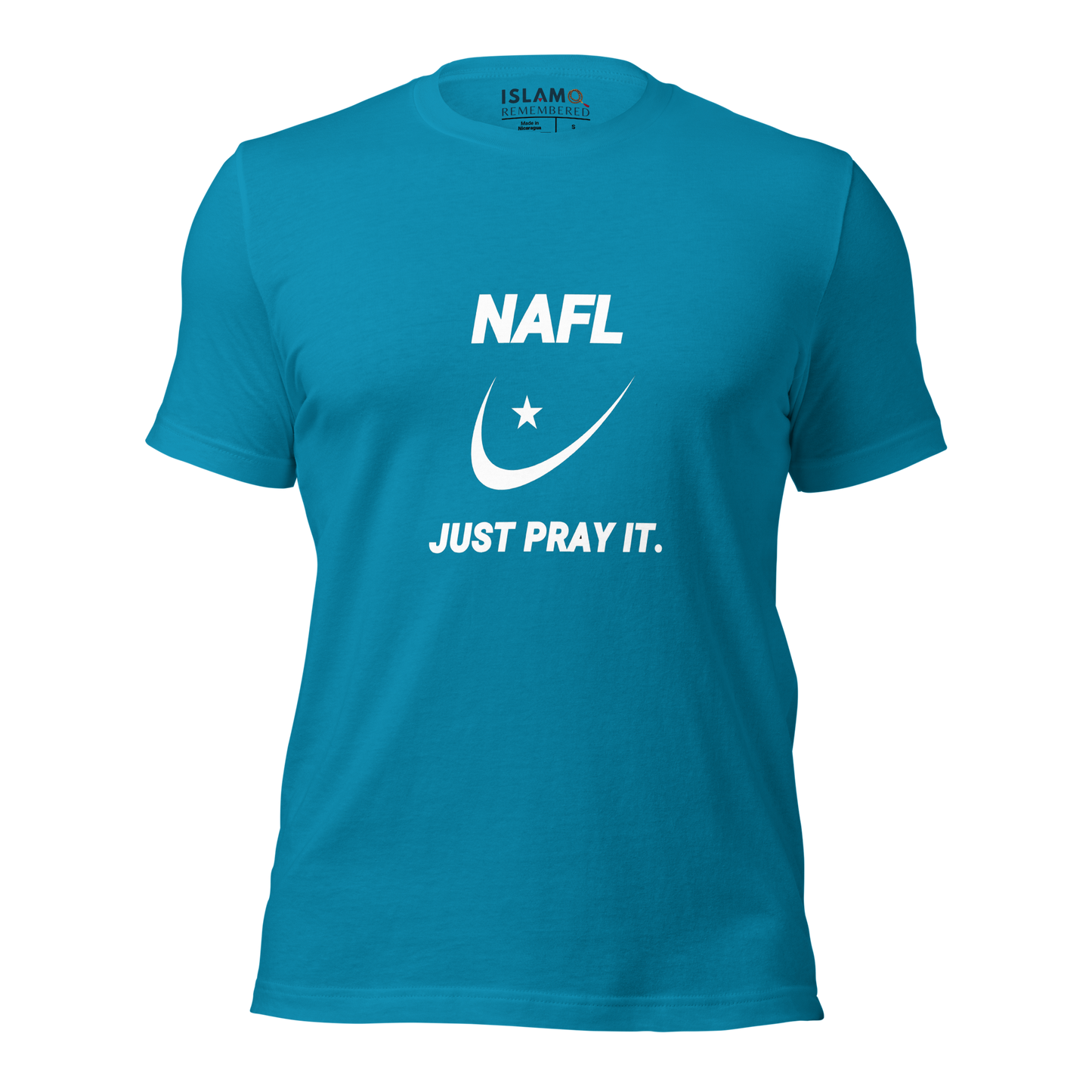 ADULT T-Shirt - NAFL JUST PRAY IT w/ Logo - White