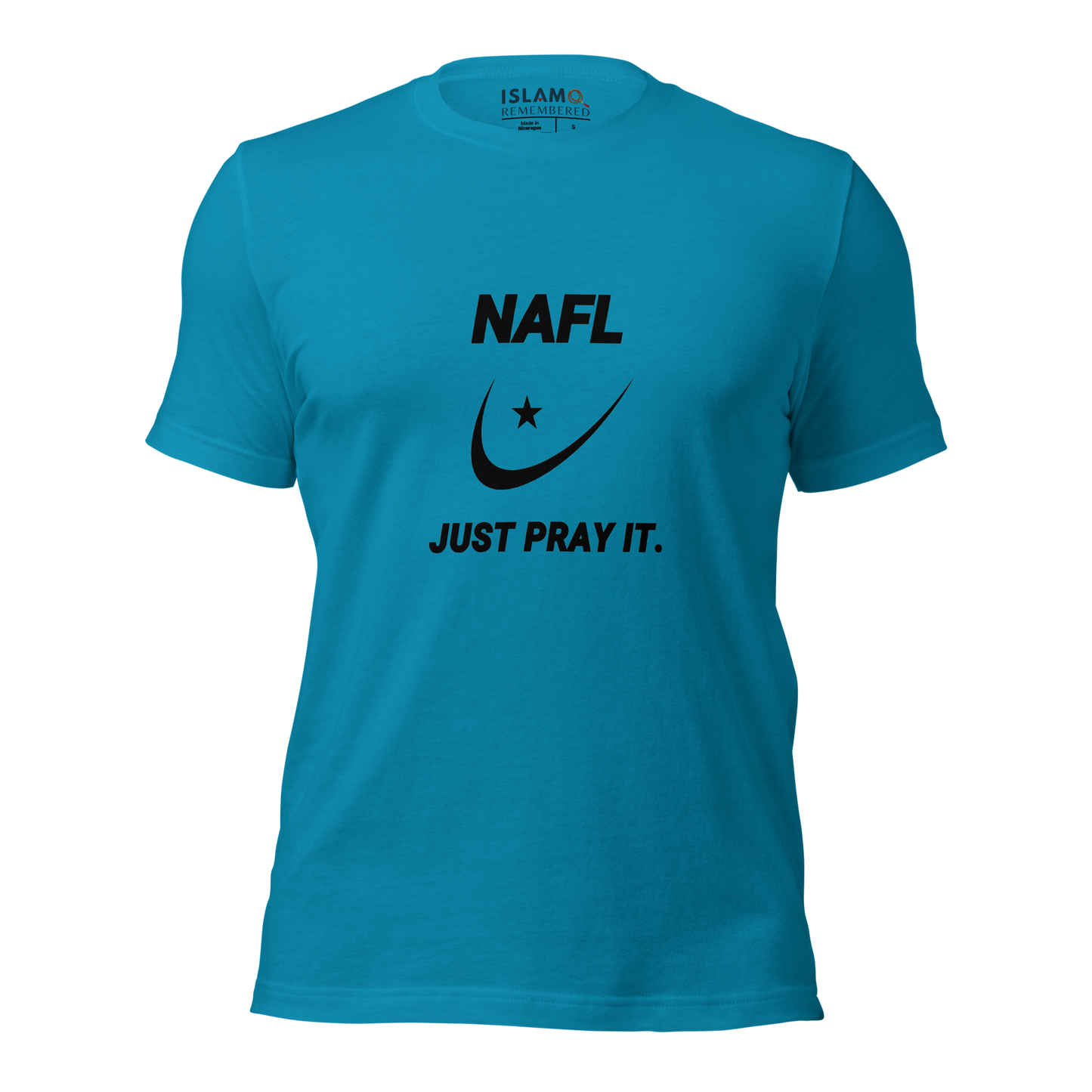 ADULT T-Shirt - NAFL JUST PRAY IT w/ Logo - Black