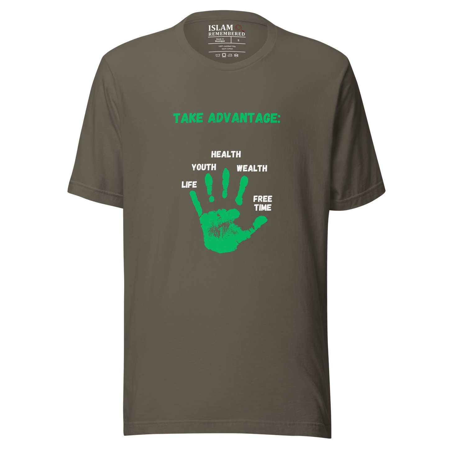 WOMEN's T-Shirt - ADVANTAGE - Green/White