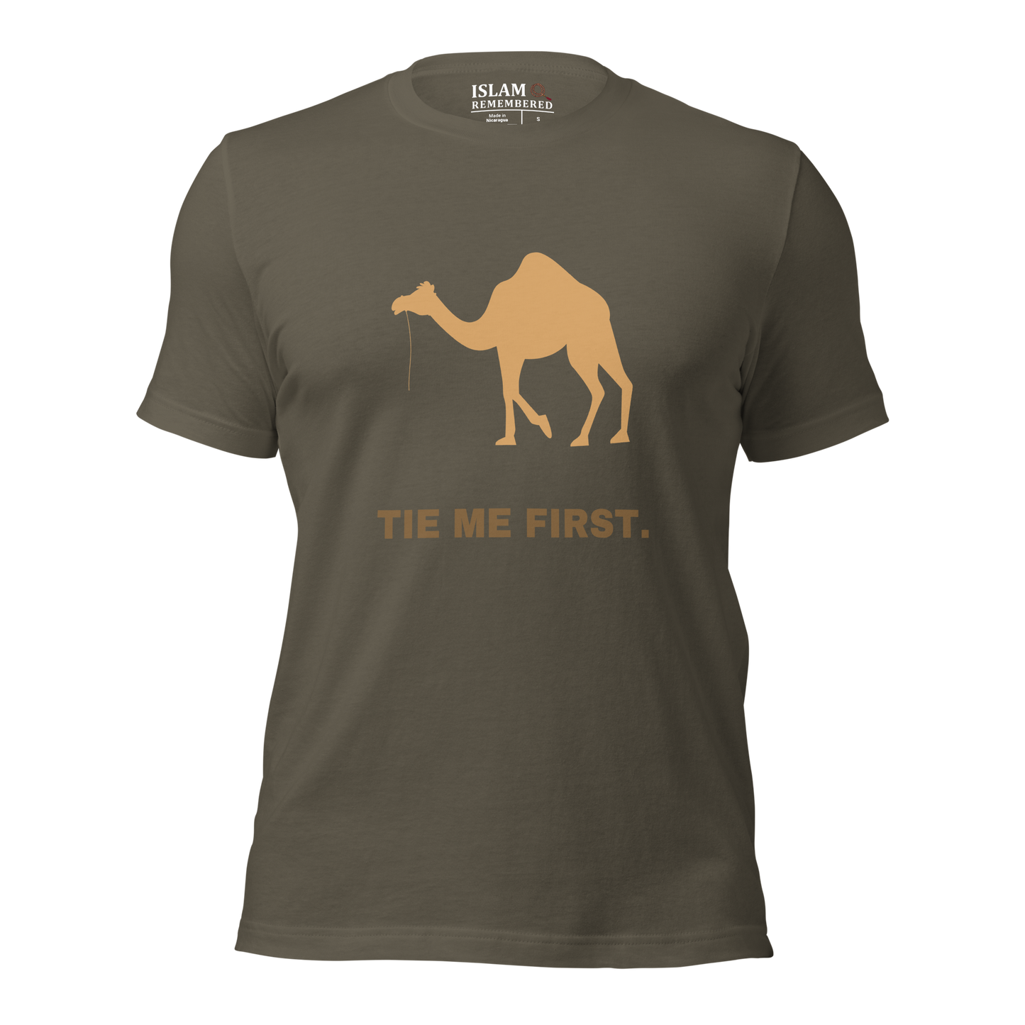 ADULT T-Shirt - TIE ME FIRST - Brown
