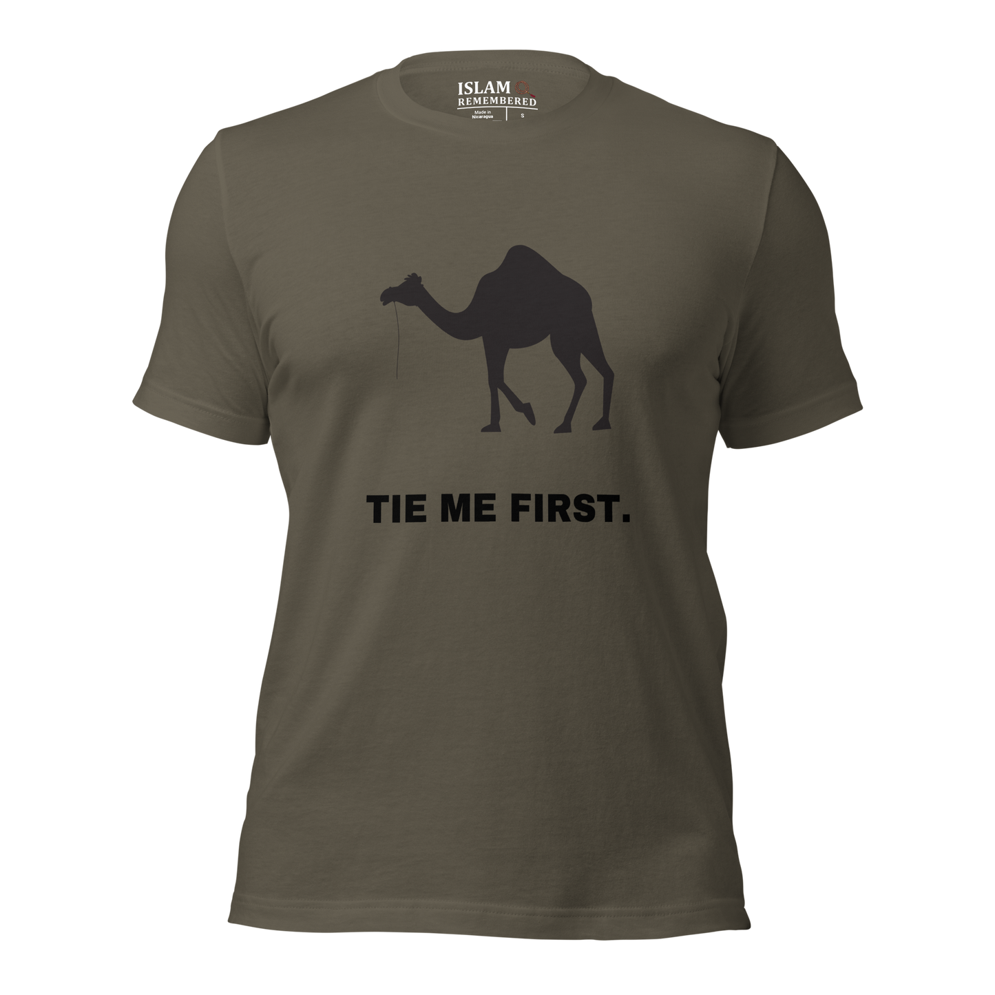 ADULT T-Shirt - TIE ME FIRST - Black