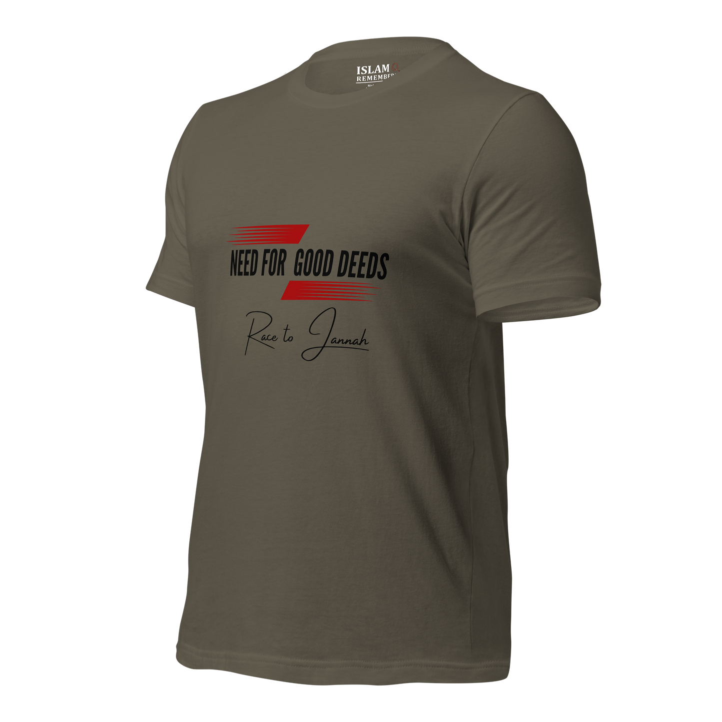 ADULT T-Shirt - NEED FOR GOOD DEEDS - Black/Red