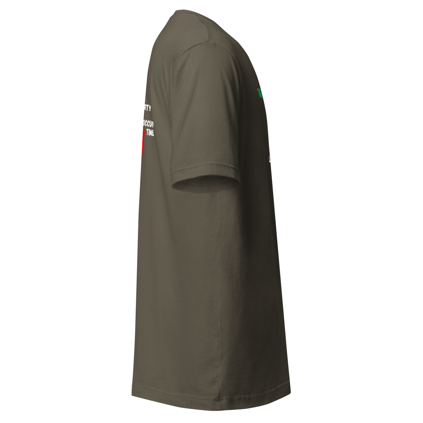 WOMEN's T-Shirt - ADVANTAGE BEFORE (Front/Back) - Green/White