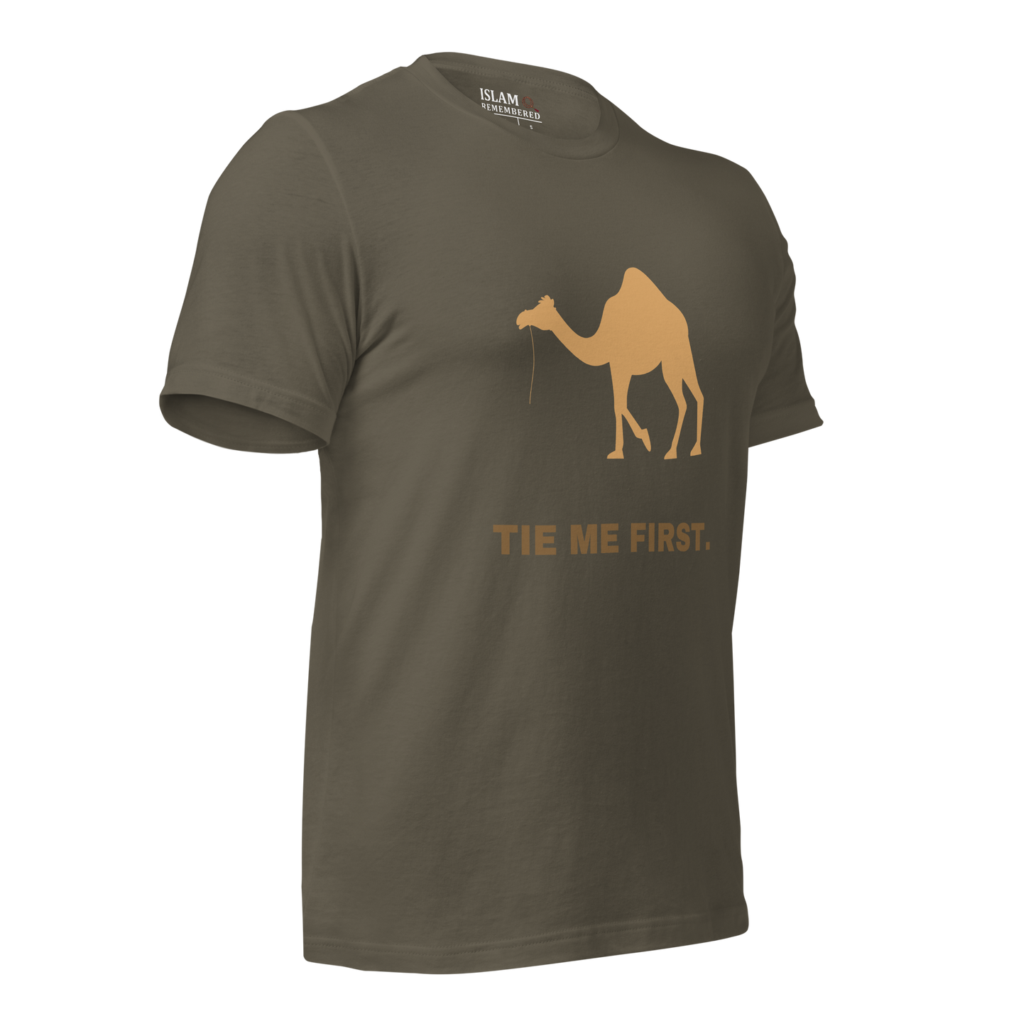 ADULT T-Shirt - TIE ME FIRST - Brown