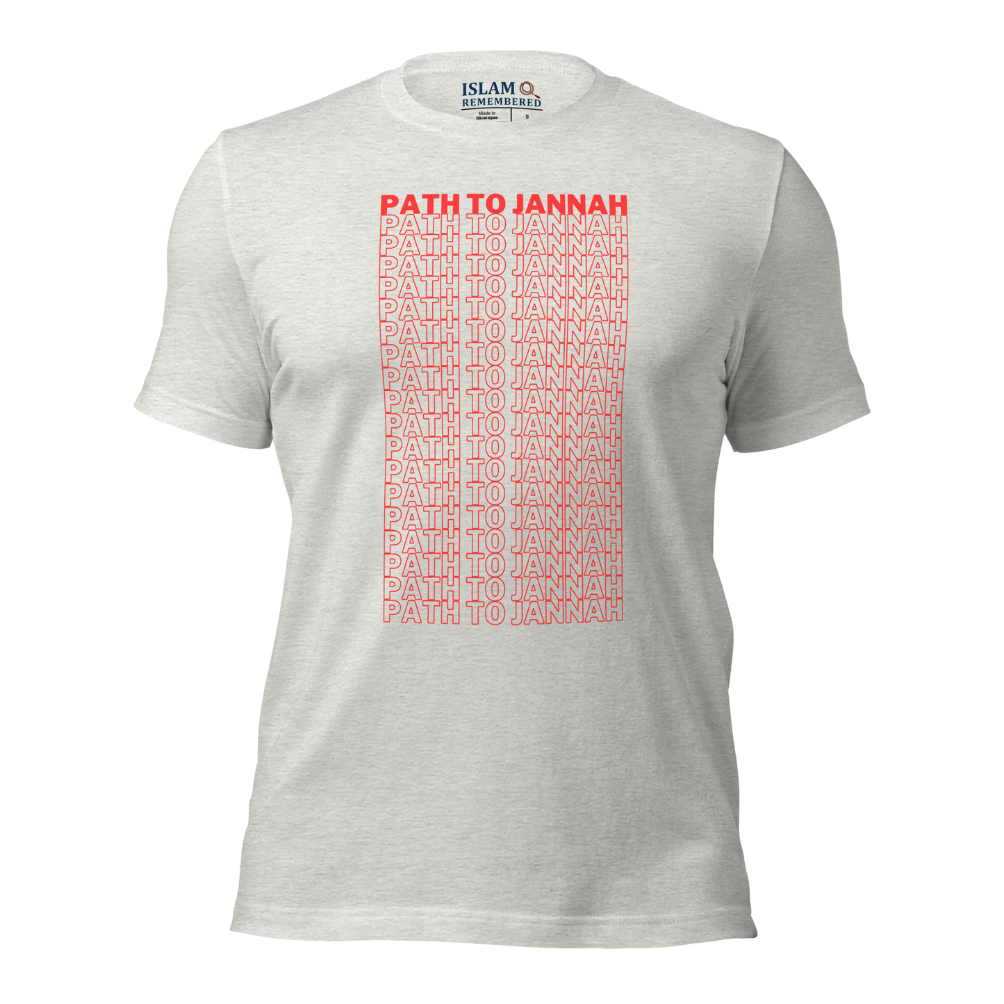ADULT T-Shirt - PATH TO JANNAH - Red