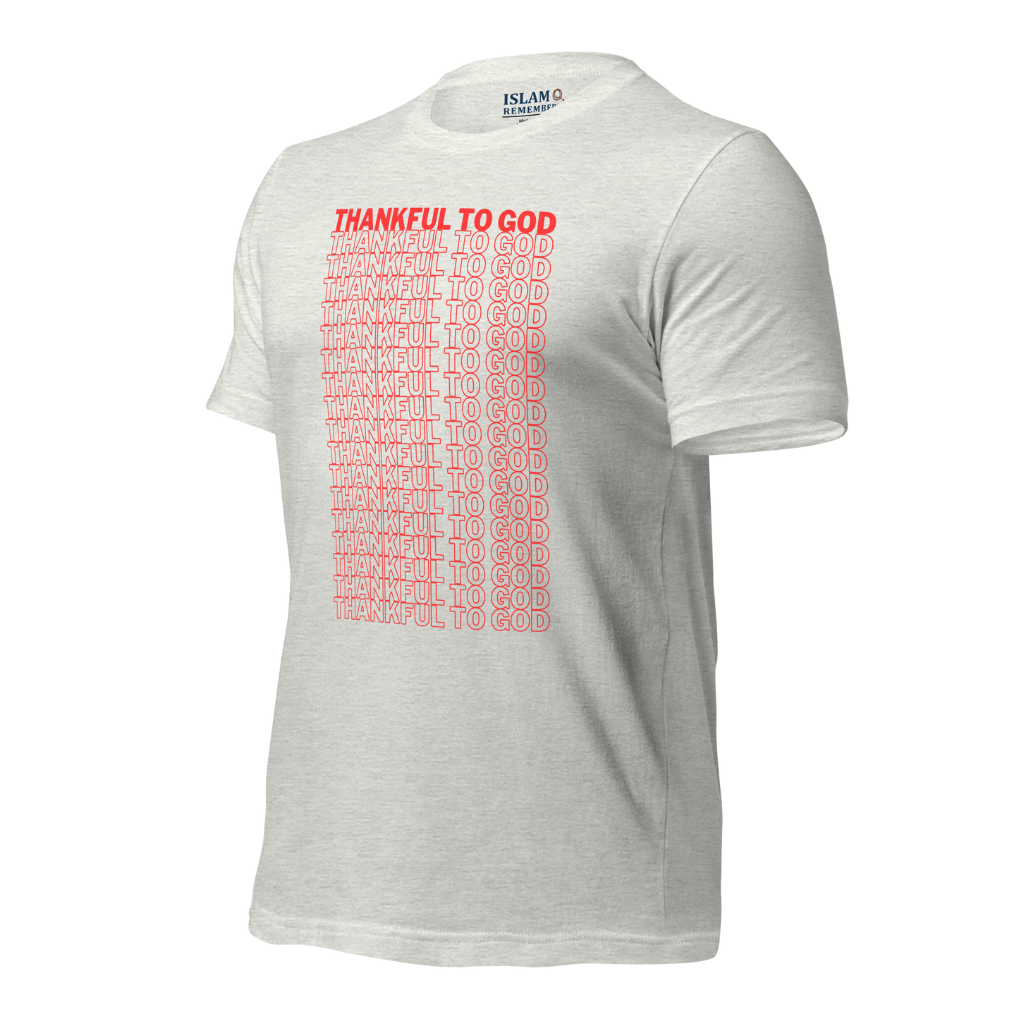 ADULT T-Shirt - THANKFUL TO GOD - Red