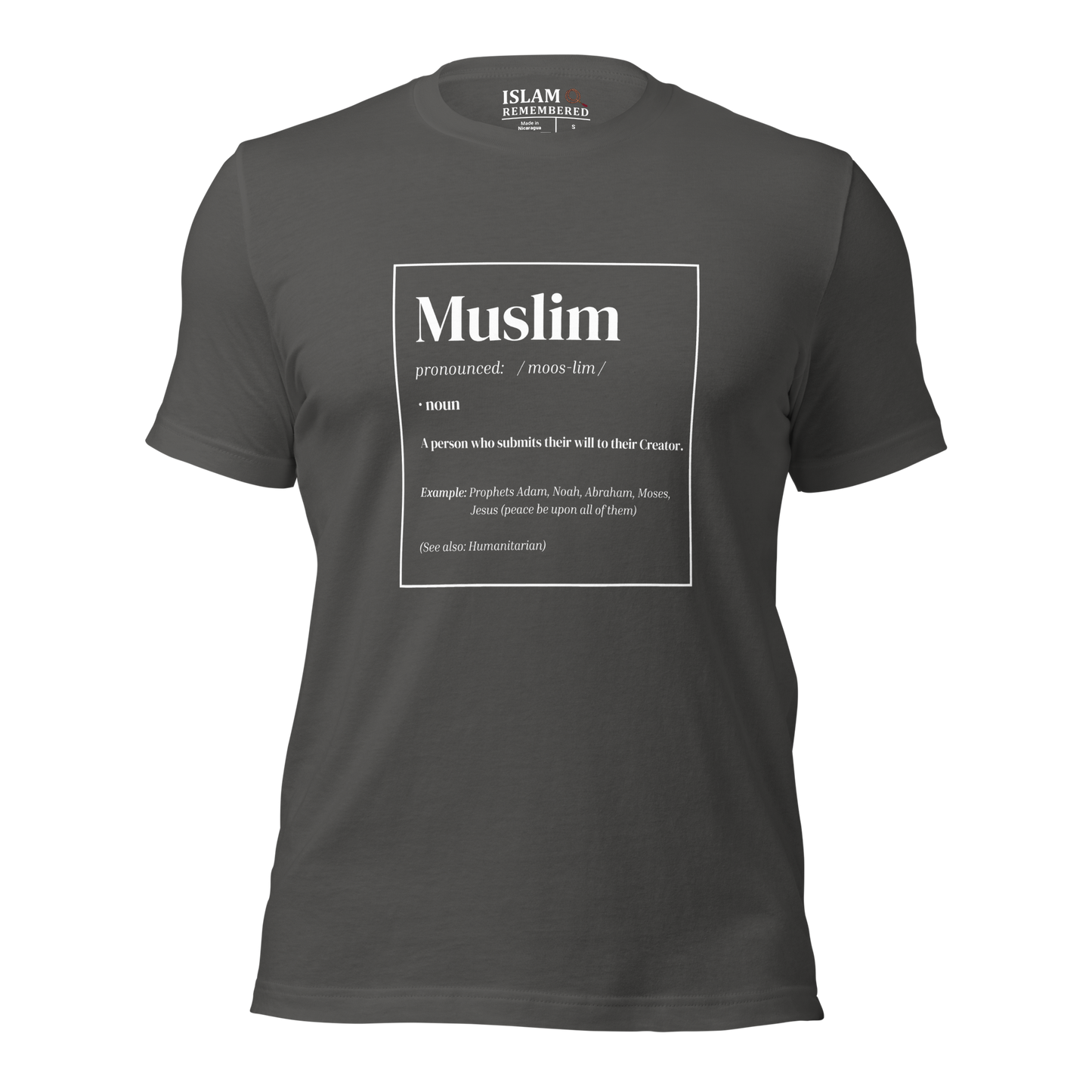 ADULT T-Shirt - MUSLIM DEFINITION - White