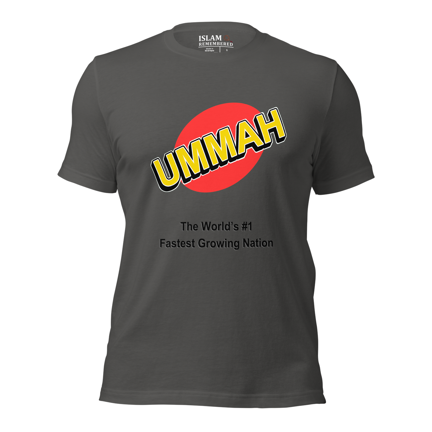ADULT T-Shirt - UMMAH THE WORLDS FIRST - Black