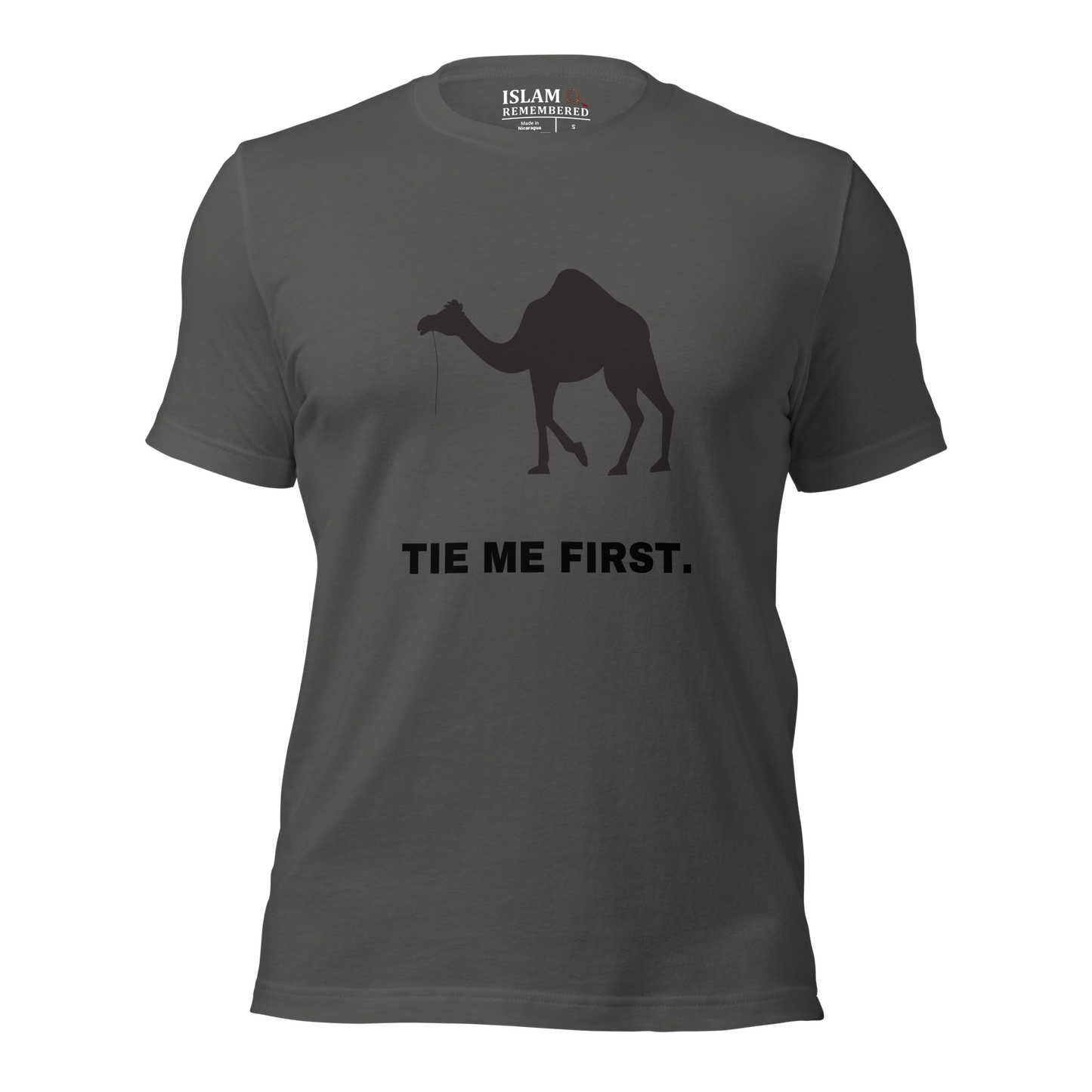 ADULT T-Shirt - TIE ME FIRST - Black