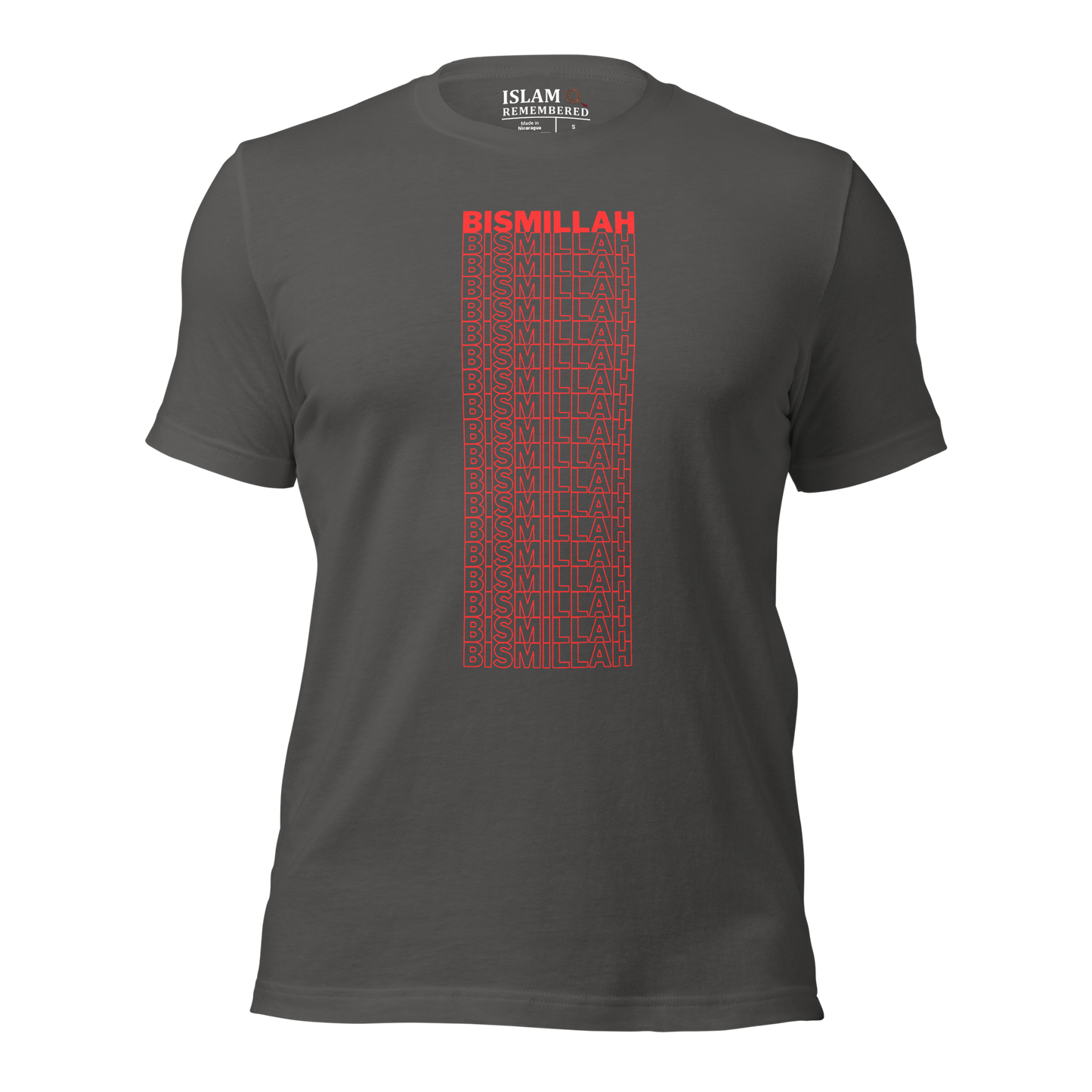 ADULT T-Shirt - BISMILLAH - Red