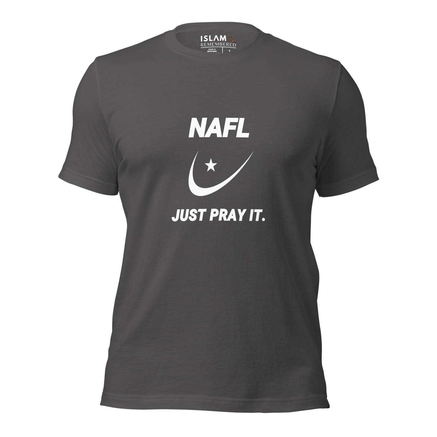 ADULT T-Shirt - NAFL JUST PRAY IT w/ Logo - White