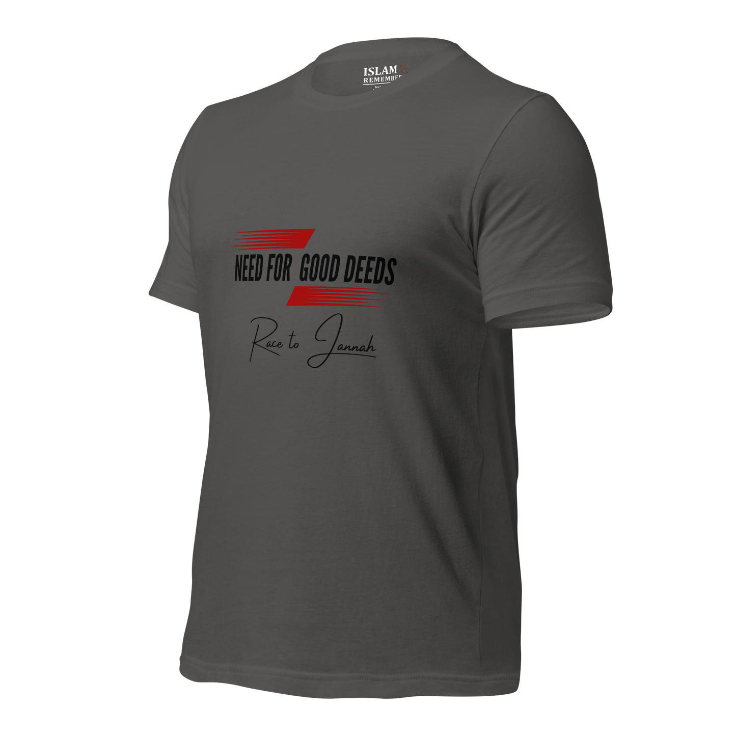 ADULT T-Shirt - NEED FOR GOOD DEEDS - Black/Red