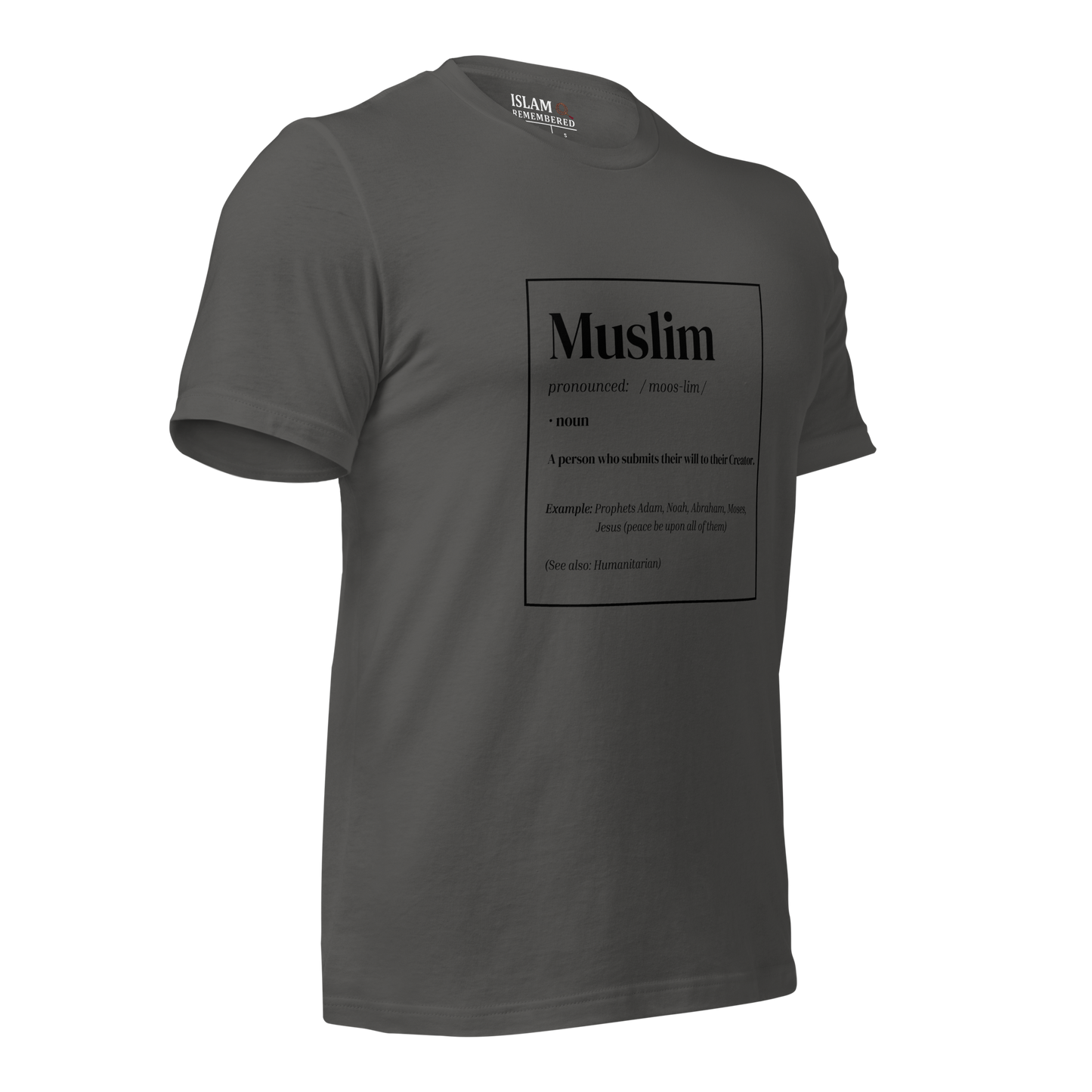 ADULT T-Shirt - MUSLIM DEFINITION - Black