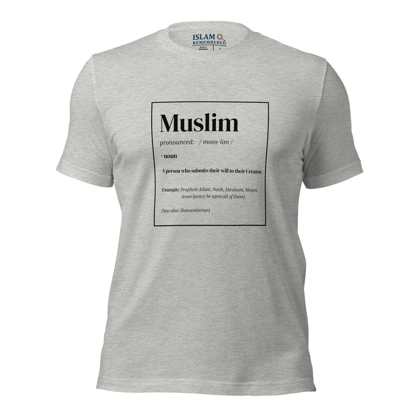ADULT T-Shirt - MUSLIM DEFINITION - Black
