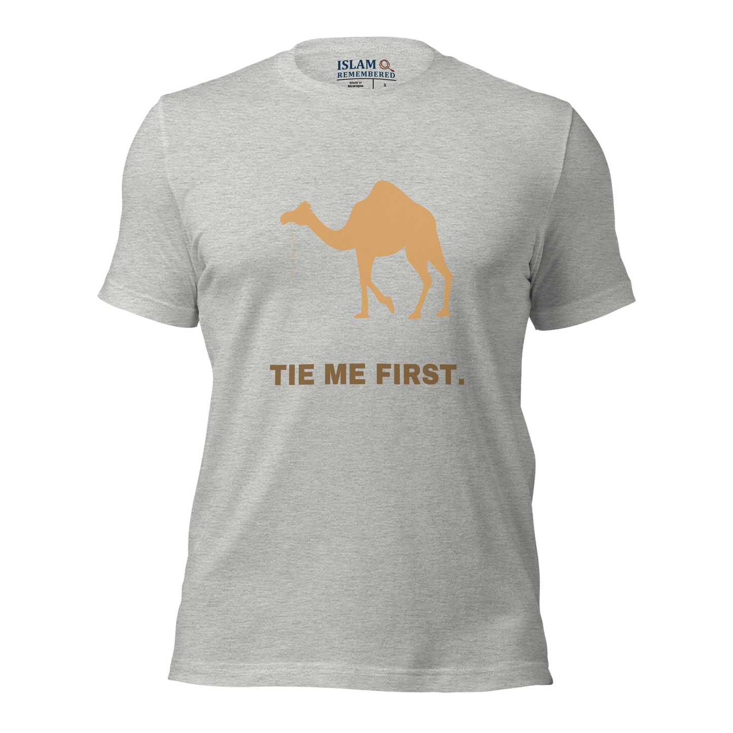 ADULT T-Shirt - TIE ME FIRST - Brown