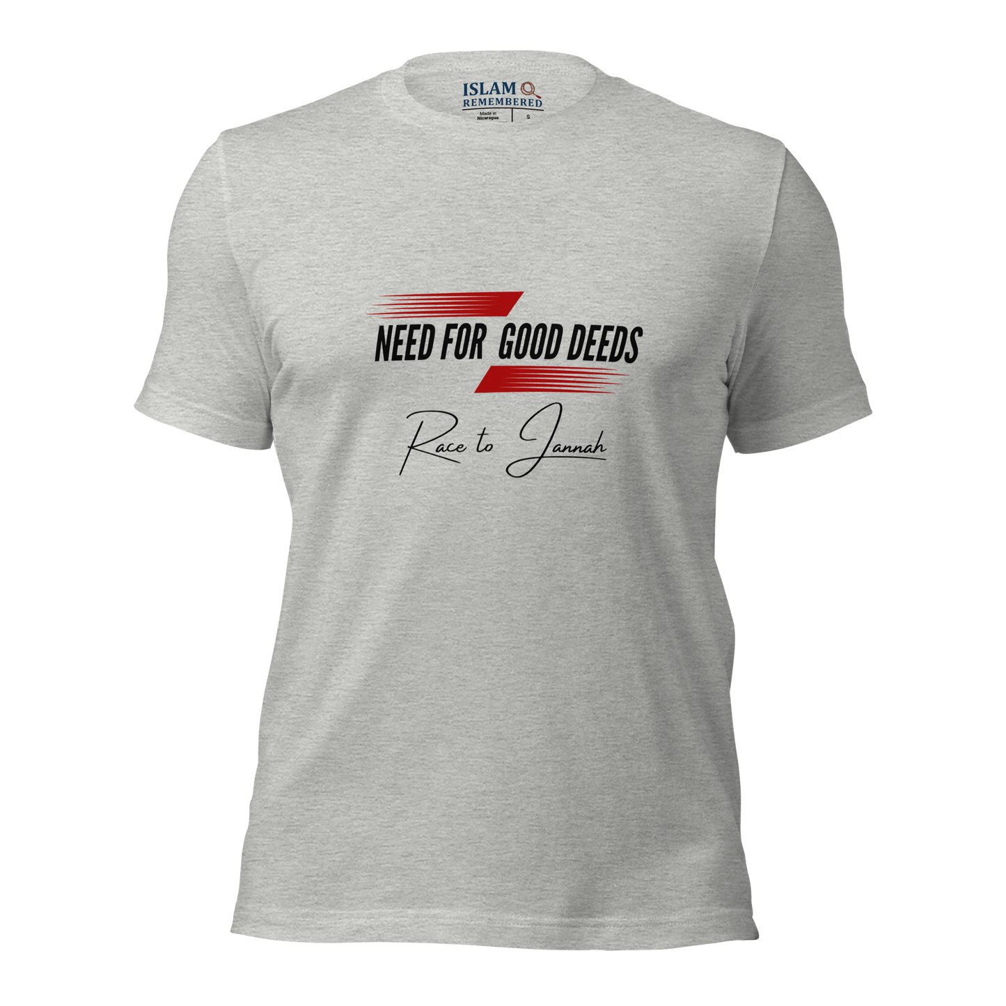 ADULT T-Shirt - NEED FOR GOOD DEEDS - Black/Red