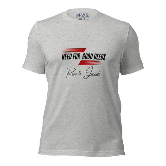ADULT T-Shirt - NEED FOR GOOD DEEDS - Black/Red