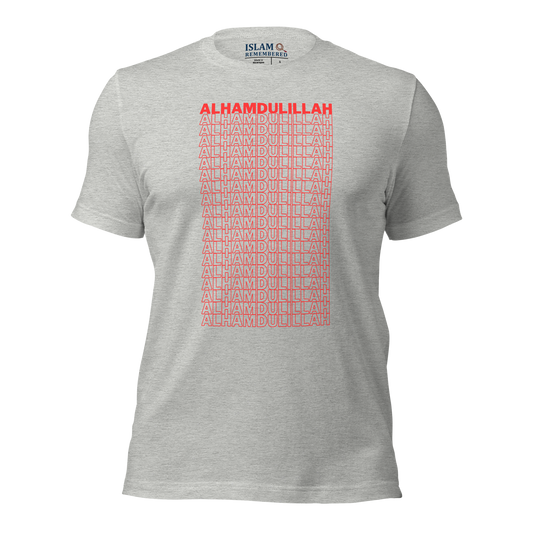 ADULT T-Shirt - ALHAMDULILLAH - Red