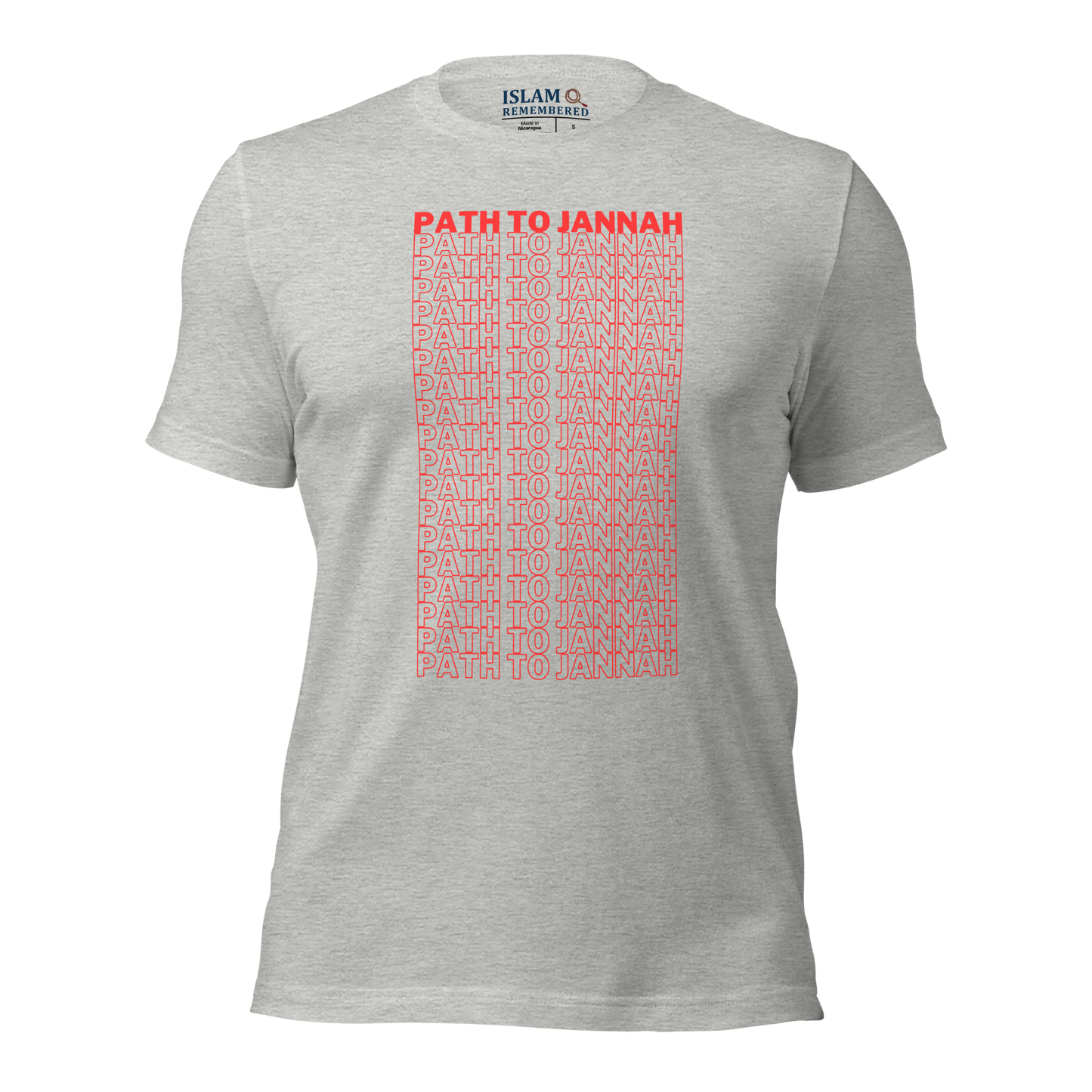 ADULT T-Shirt - PATH TO JANNAH - Red