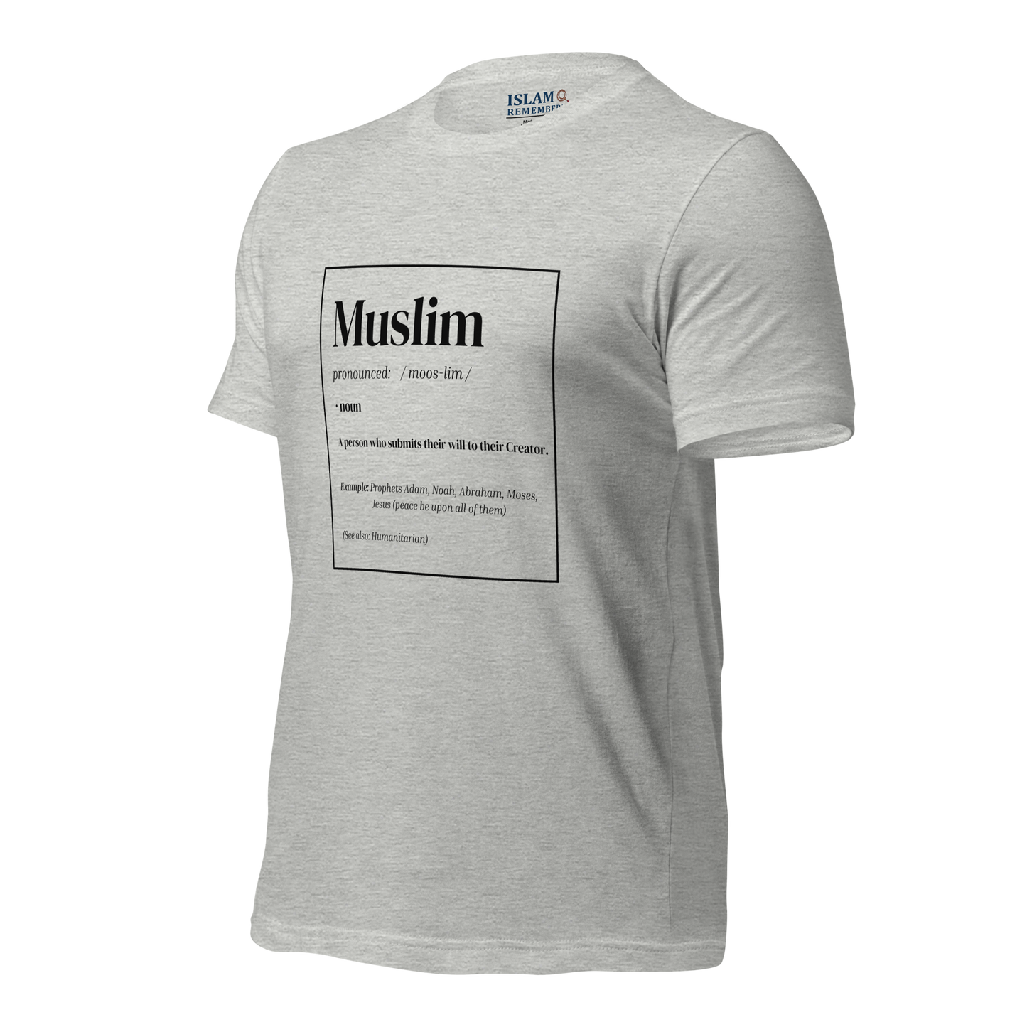 ADULT T-Shirt - MUSLIM DEFINITION - Black