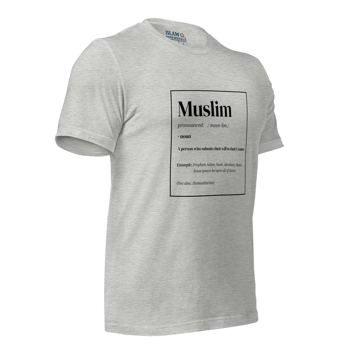 ADULT T-Shirt - MUSLIM DEFINITION - Black