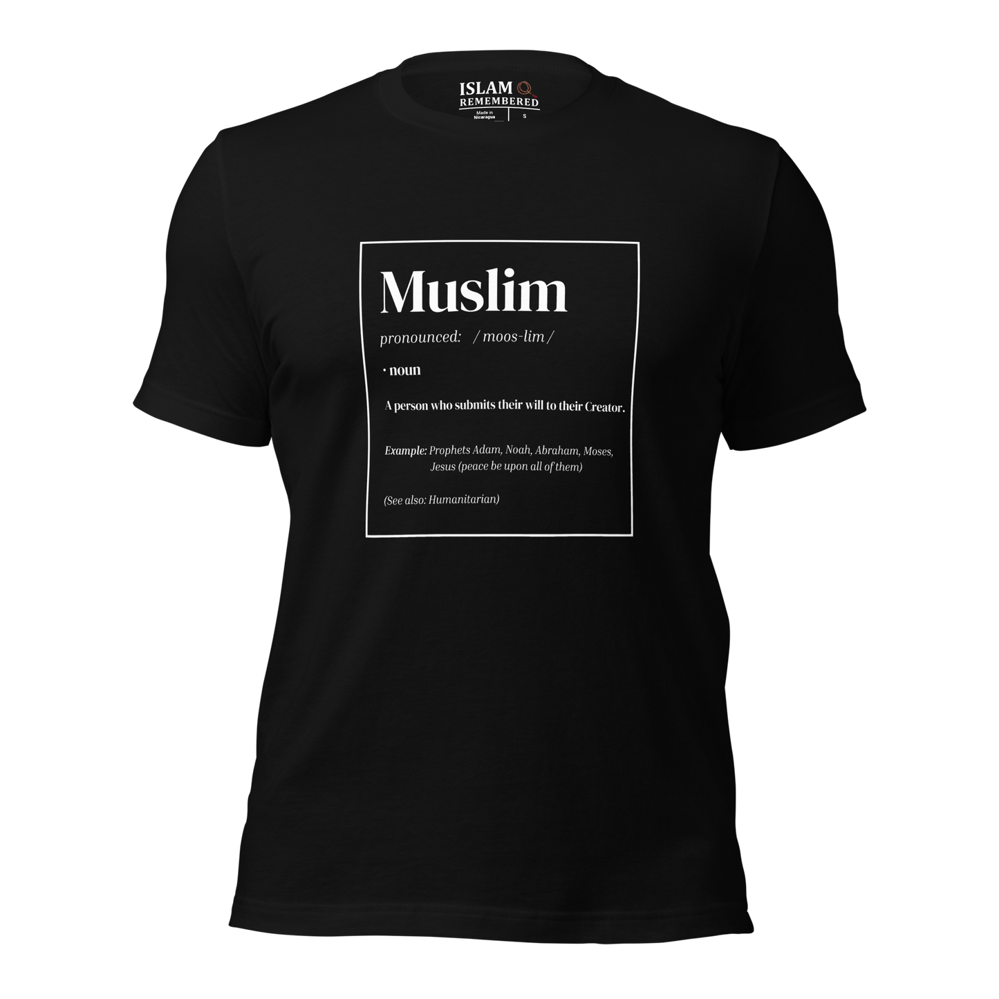 ADULT T-Shirt - MUSLIM DEFINITION - White