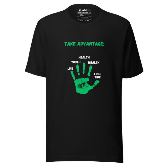 WOMEN's T-Shirt - ADVANTAGE - Green/White