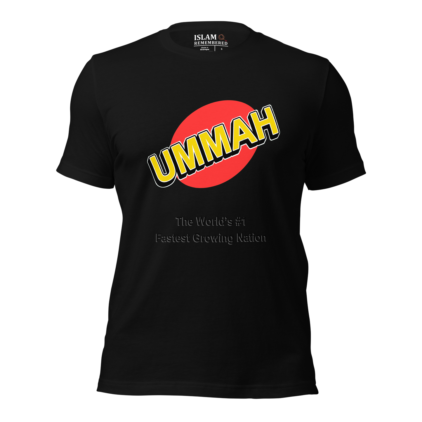 ADULT T-Shirt - UMMAH THE WORLDS FIRST - Black
