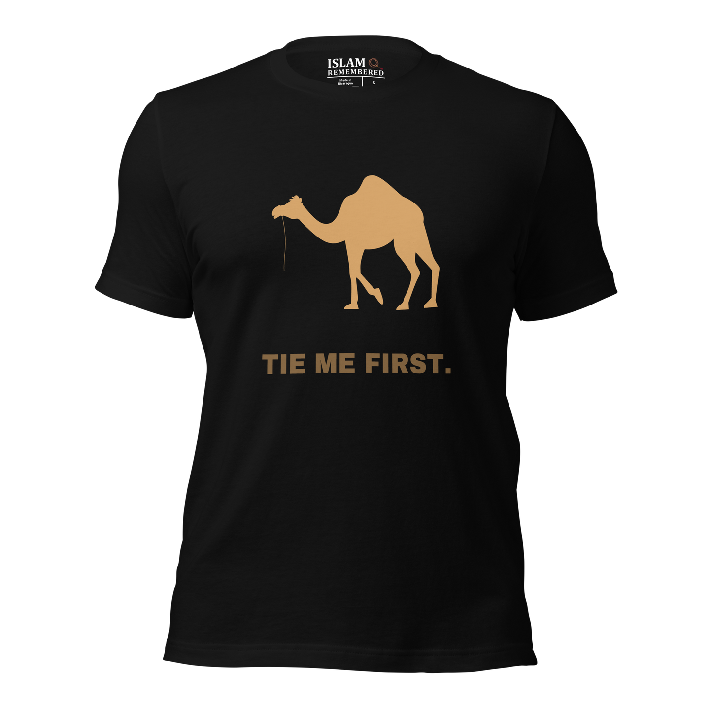 ADULT T-Shirt - TIE ME FIRST - Brown