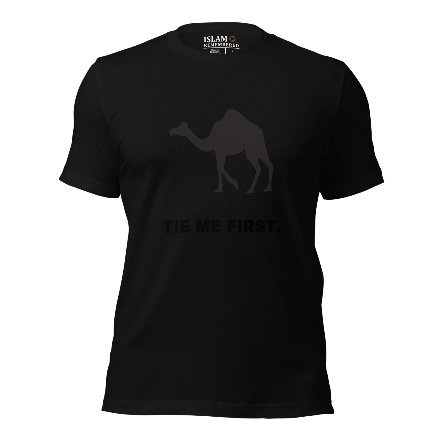ADULT T-Shirt - TIE ME FIRST - Black
