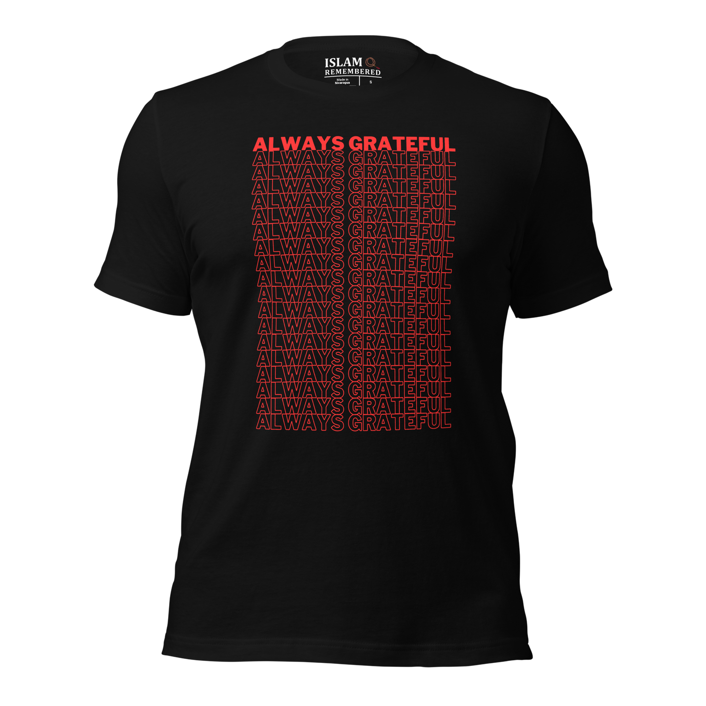 ADULT T-Shirt - ALWAYS GRATEFUL - Red
