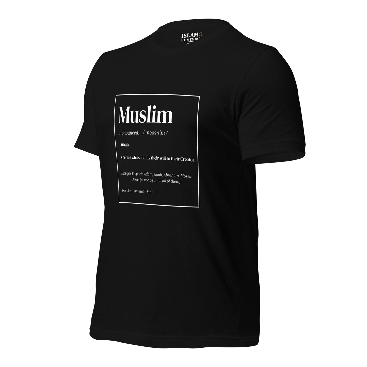 ADULT T-Shirt - MUSLIM DEFINITION - White