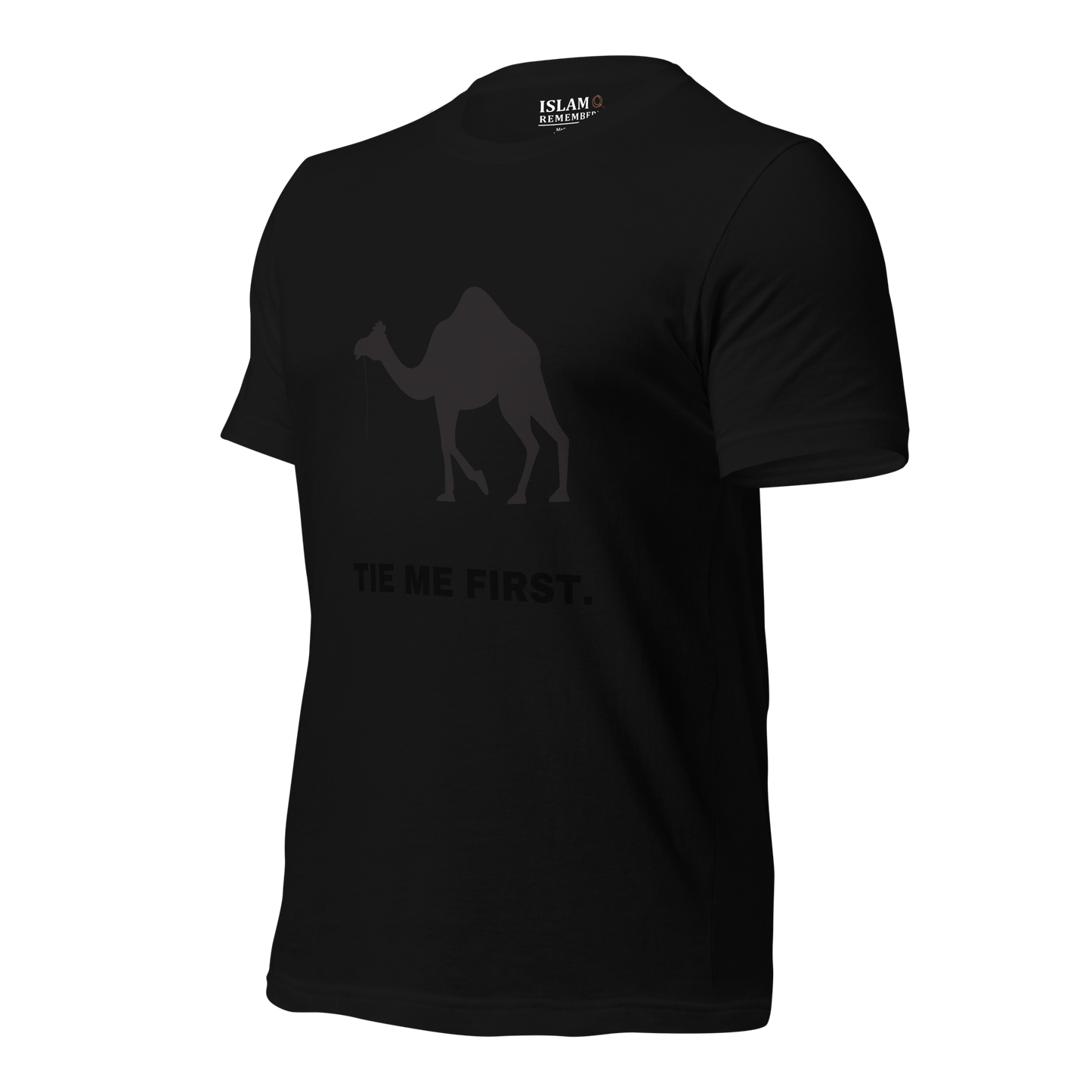 ADULT T-Shirt - TIE ME FIRST - Black