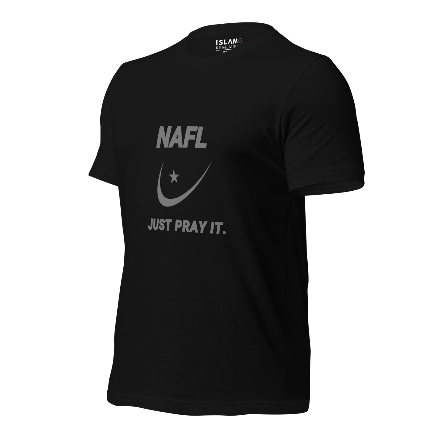 ADULT T-Shirt - NAFL JUST PRAY IT w/ Logo - Silver