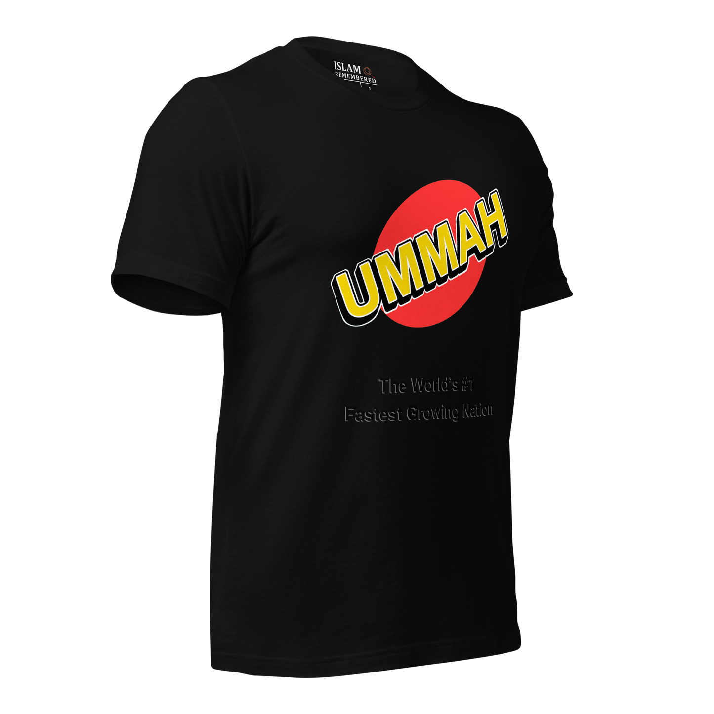 ADULT T-Shirt - UMMAH THE WORLDS FIRST - Black