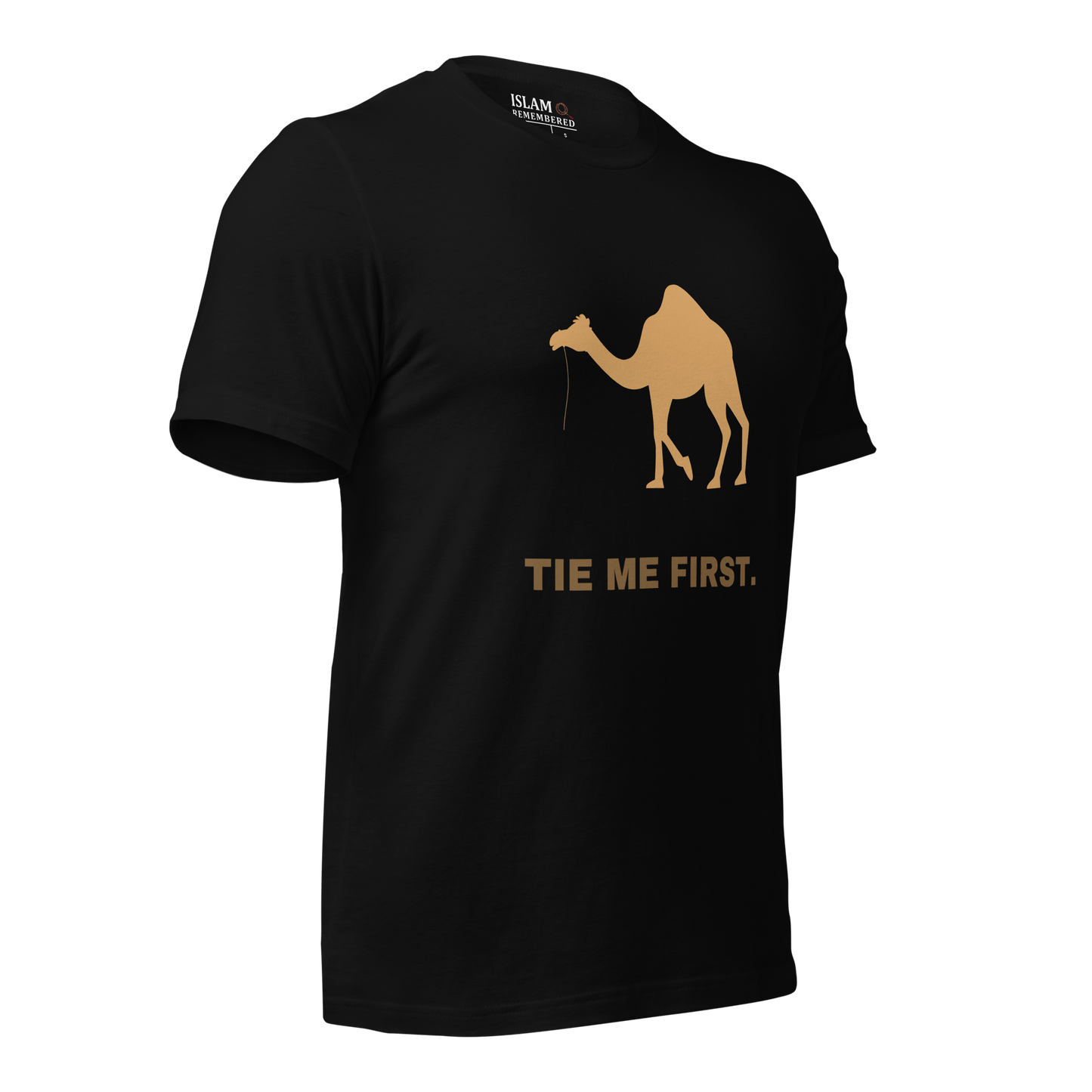 ADULT T-Shirt - TIE ME FIRST - Brown