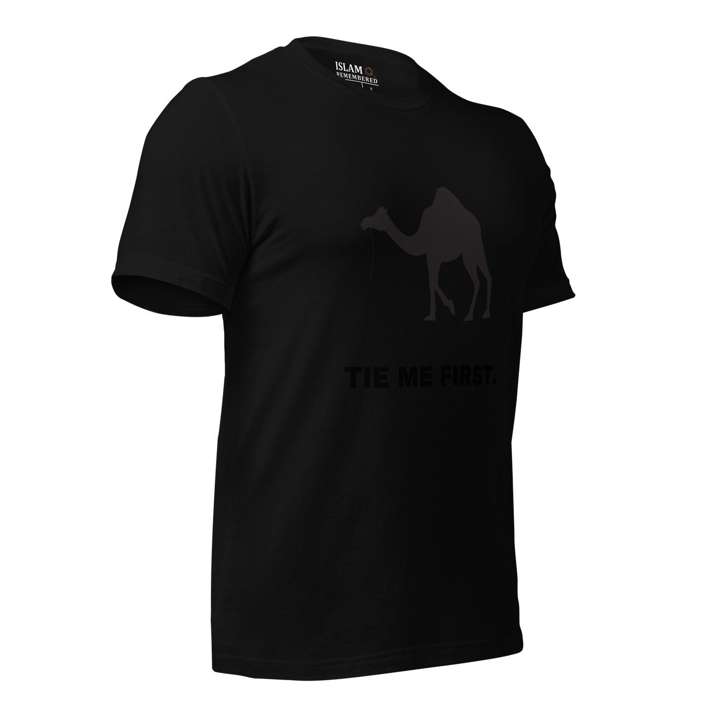 ADULT T-Shirt - TIE ME FIRST - Black