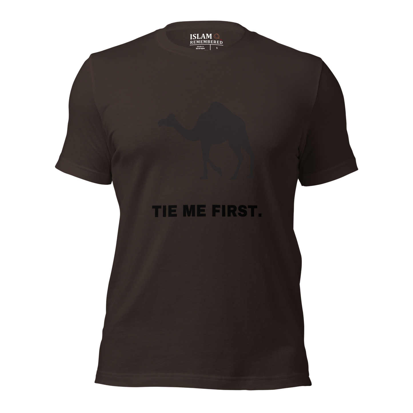 ADULT T-Shirt - TIE ME FIRST - Black