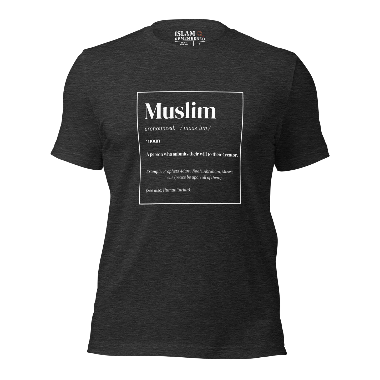 ADULT T-Shirt - MUSLIM DEFINITION - White