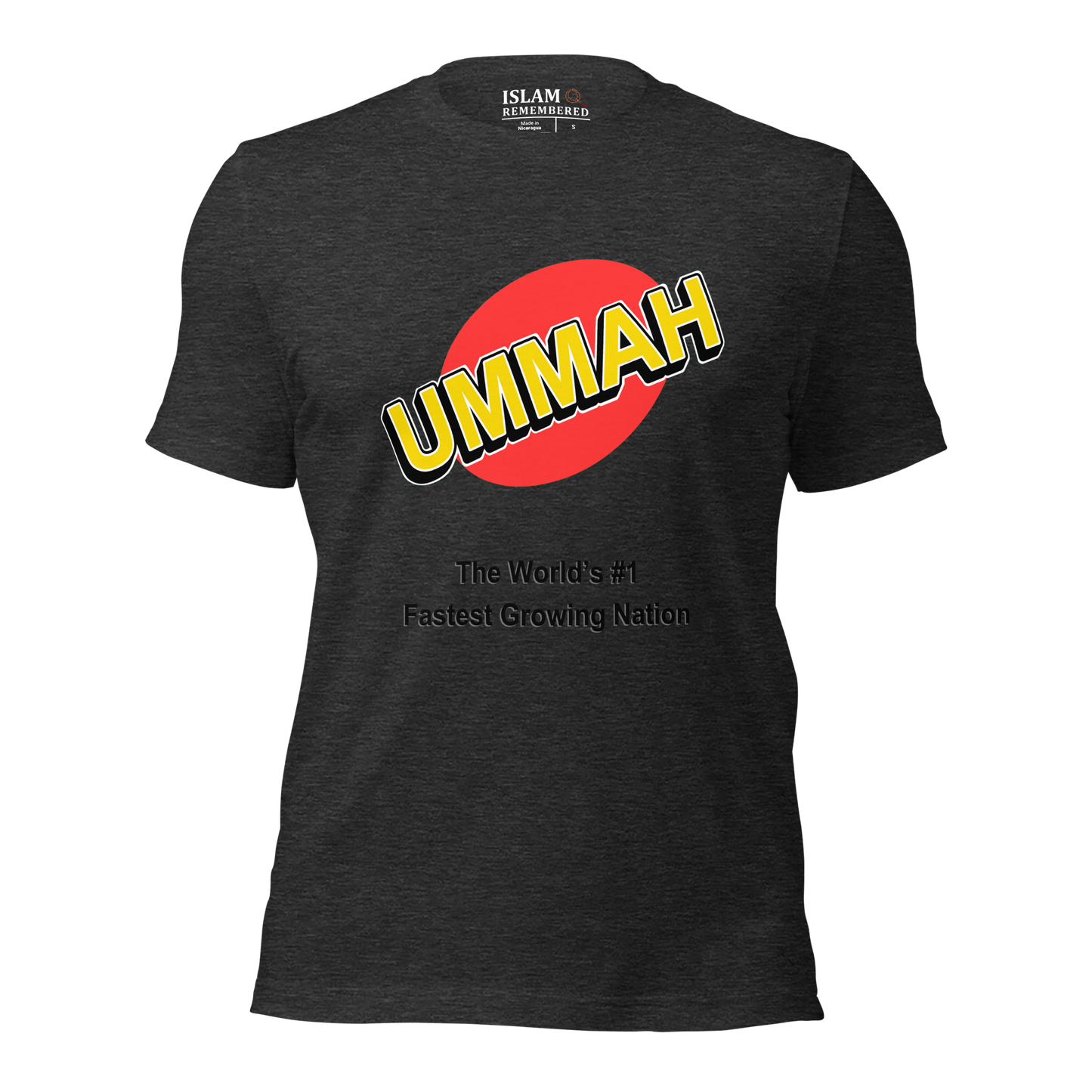ADULT T-Shirt - UMMAH THE WORLDS FIRST - Black