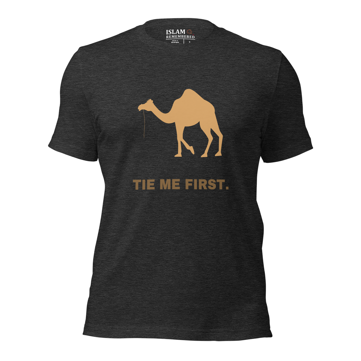 ADULT T-Shirt - TIE ME FIRST - Brown